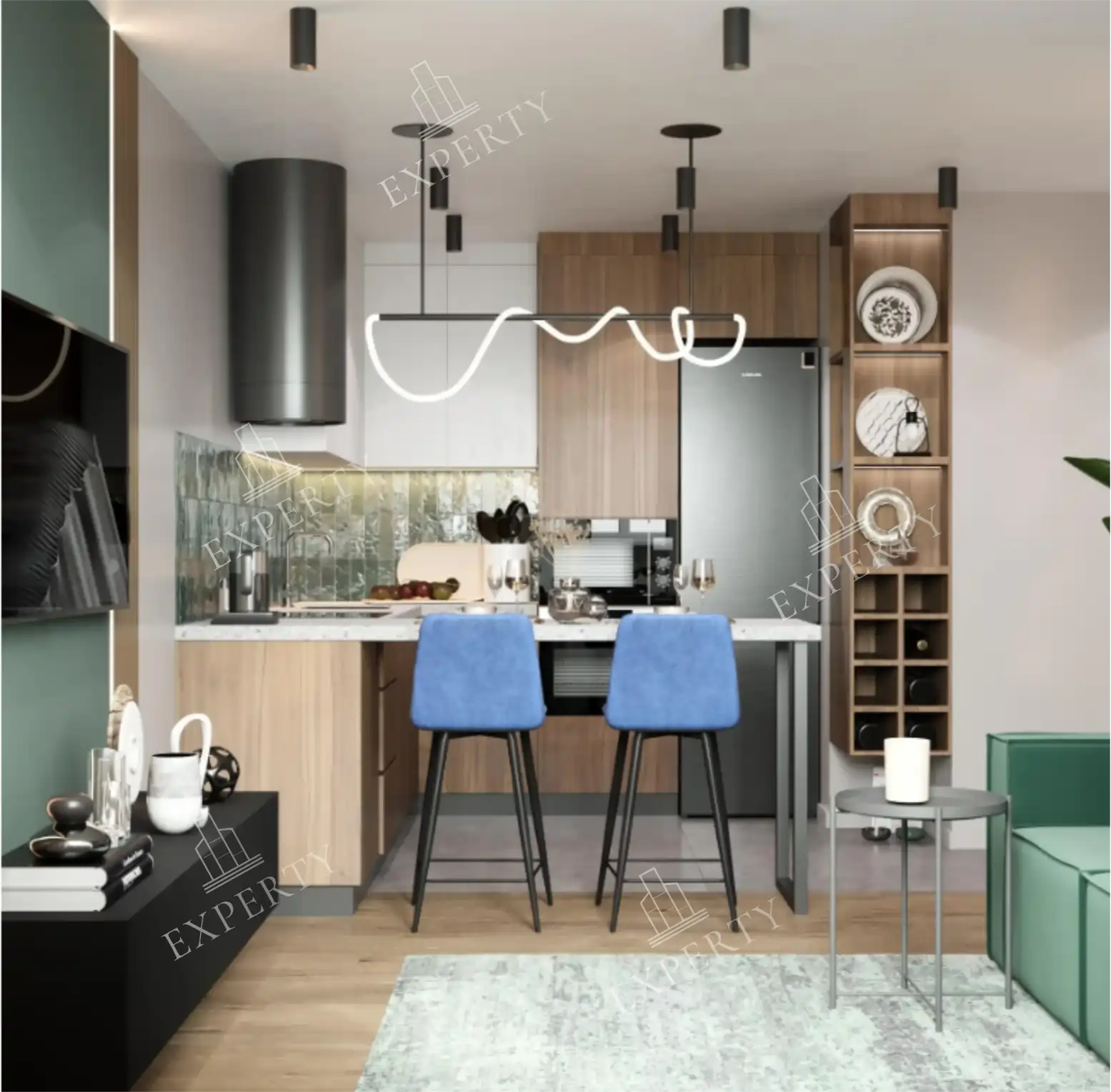 1-комнатная квартира ул. Родионова (ЖК Подкова) 